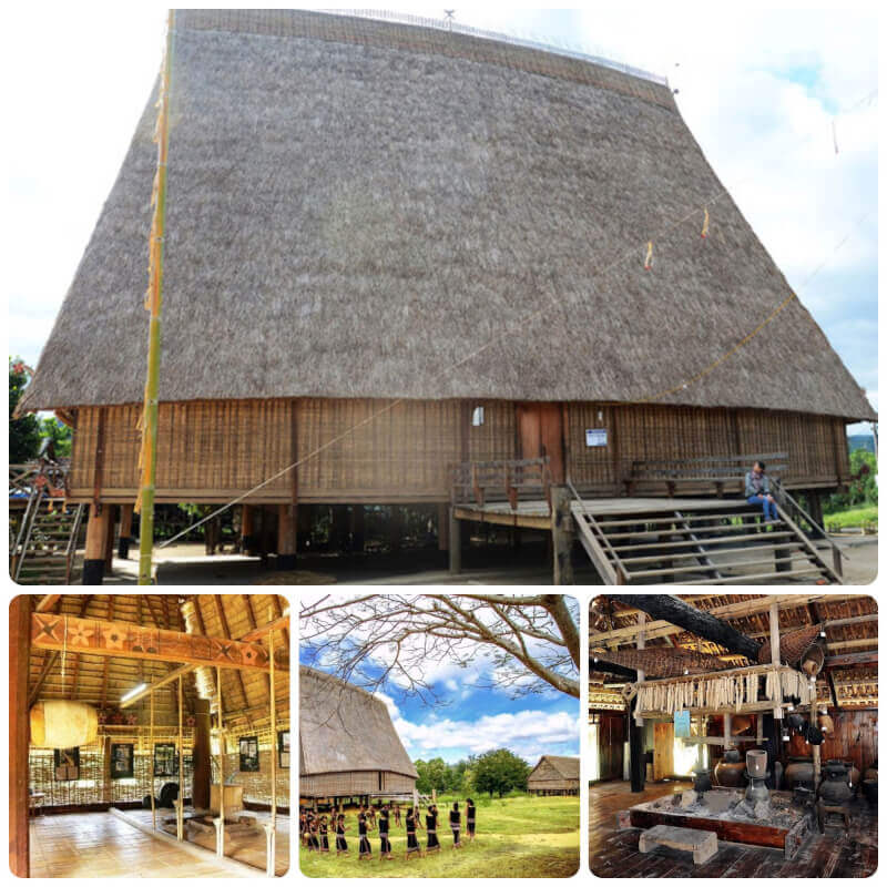 KIẾN TRÚC ĐỘC ĐÁO CỦA NHÀ RÔNG Ở GIA LAI