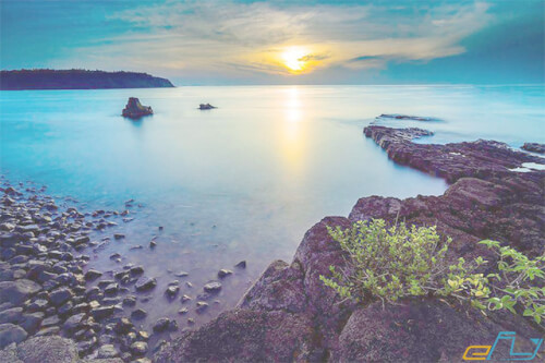 Bình minh ở mũi ba Làng An