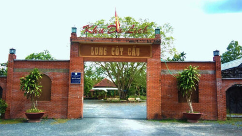 Lung Cot Lau エコツーリズム エリアのゲート