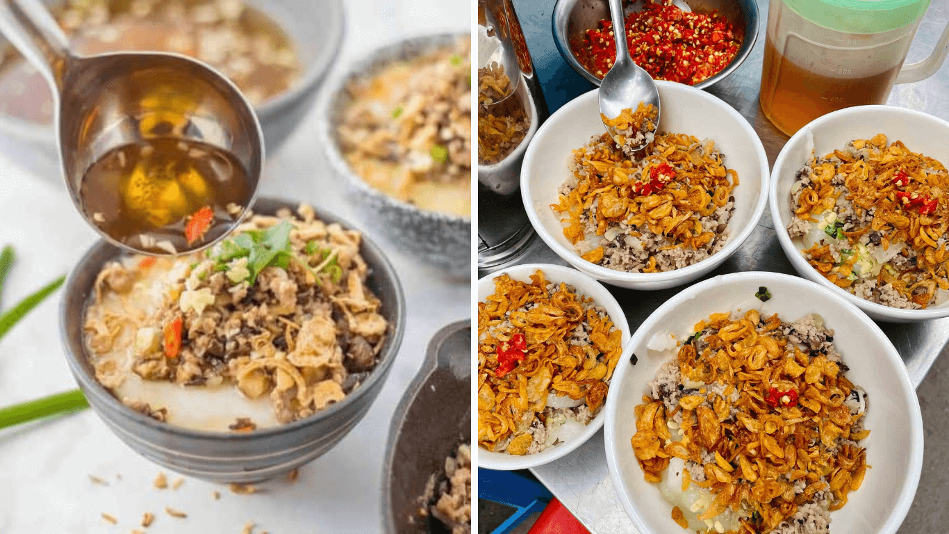 Lạc bước phố phường: Mê mẩn bát bánh đúc nóng thơm nức mũi