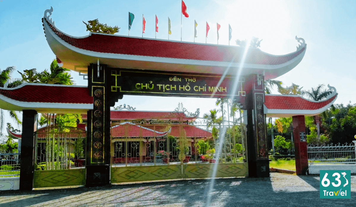 Đền thờ Bác Hồ ở Bạc Liêu - Di tích lịch sử cấp Quốc gia