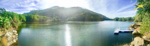 マー ティエン ラン観光地での朝