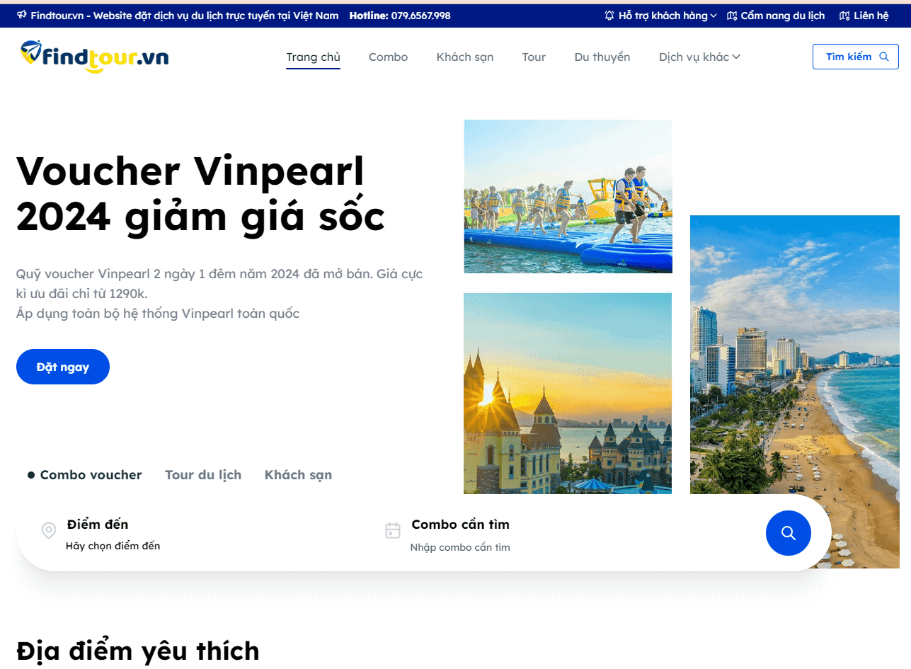 web du lịch findtour
