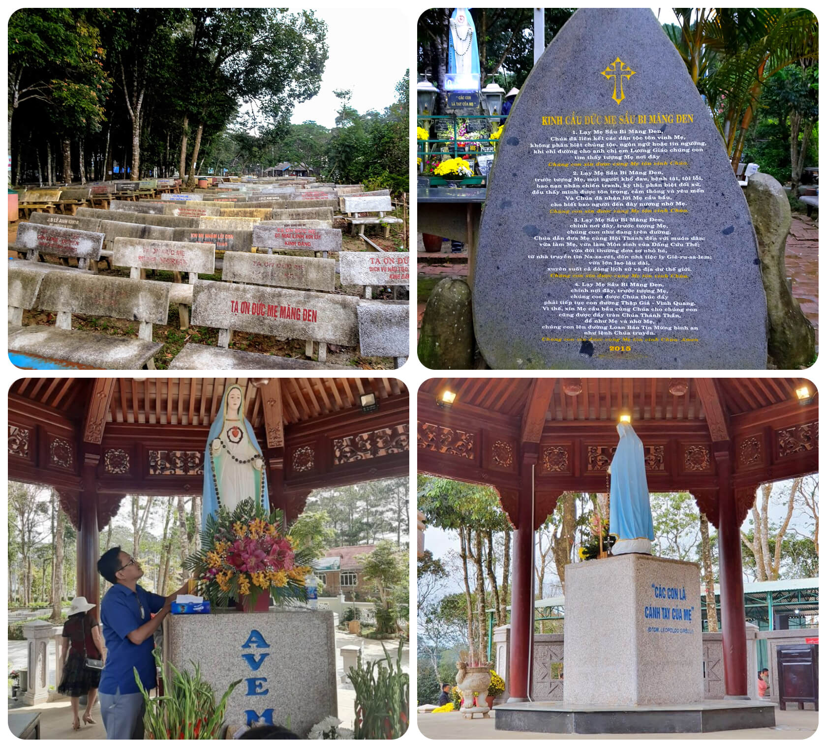 ここは風景や建築物に惹かれて観光地になっているのではなく、その神聖さと、特殊な形をした聖母マリア像にまつわる神秘的な物語に惹かれているのです。