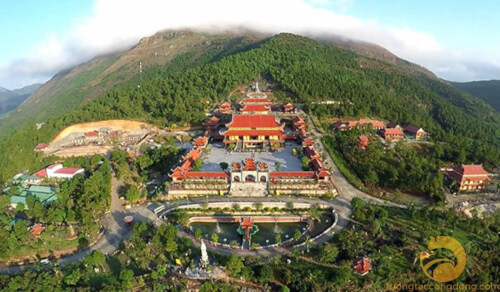 Khu di tích Côn Sơn - Kiếp Bạc góc nhìn trên cao