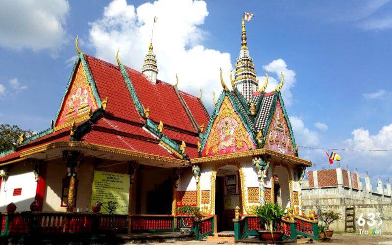 Chùa Sóc Lớn Bình Phước,độc đáo nét văn hoá của người Khmer