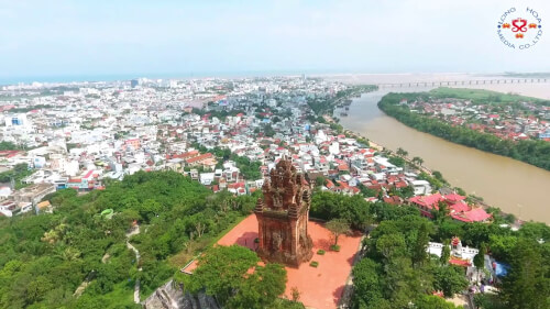 Tháp Nhạn - Góc nhìn trên cao