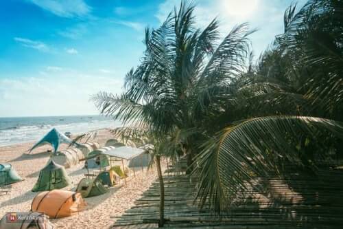 ココ ビーチ キャンプのキャンプ場は夢のように美しい