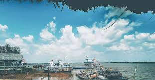 タンラップ港の美しい景色