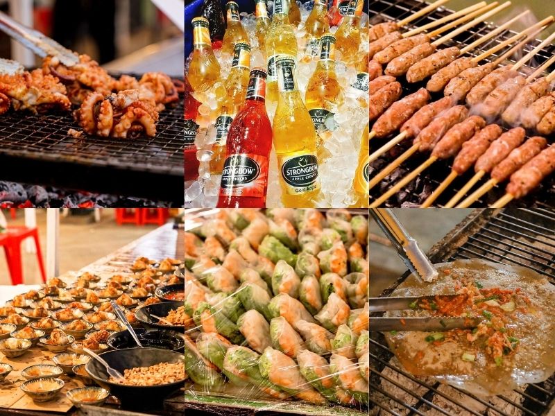 Khám phá ẩm thực thơm ngon ở chợ đêm Helio