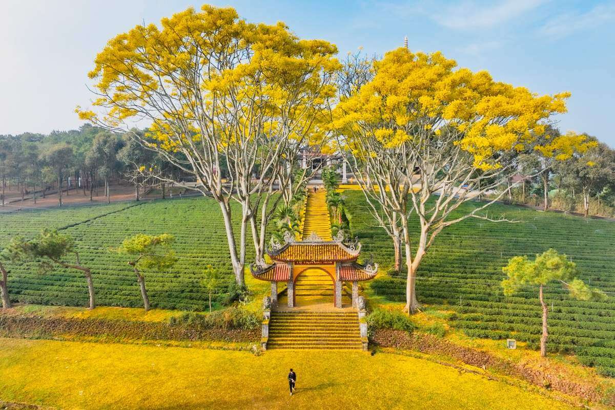 静かな自然環境と多くの古代建築物を有するバット ニャ僧院は、多くの人々の目的地となっています。