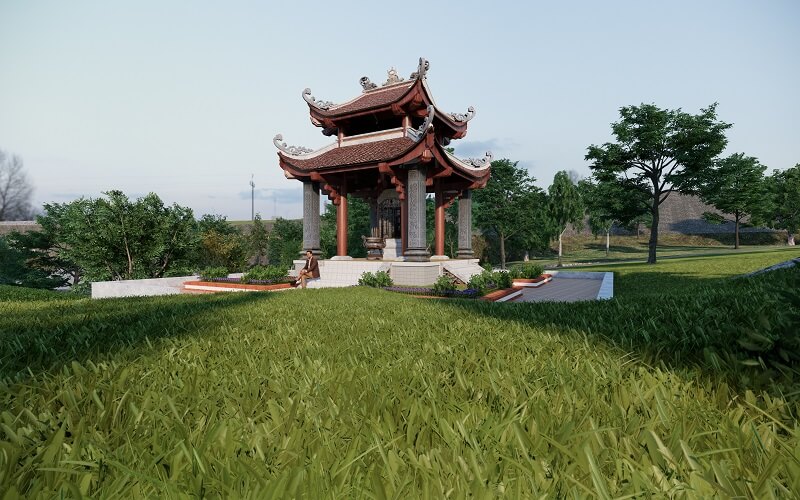 ハザン省女性権利擁護委員会設立の地を記念する石