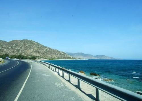 Super beautiful road of Ca Na beach