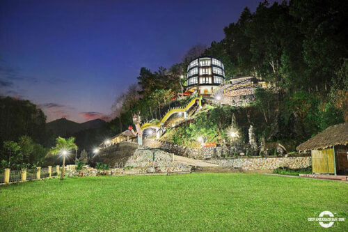 Suối khoáng Mỹ Lâm về đêm