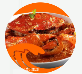 カニのタマリンドソース添え。