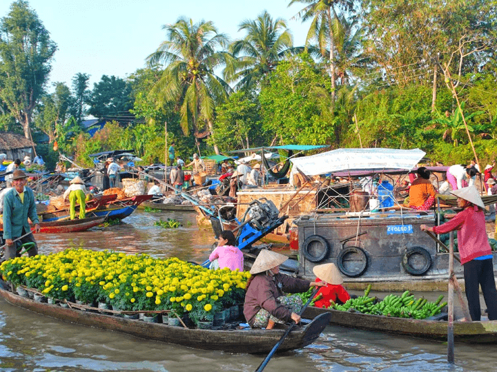 MIỀN TÂY: MỸ THO - BẾN TRE - CẦN THƠ - CHÂU ĐỐC