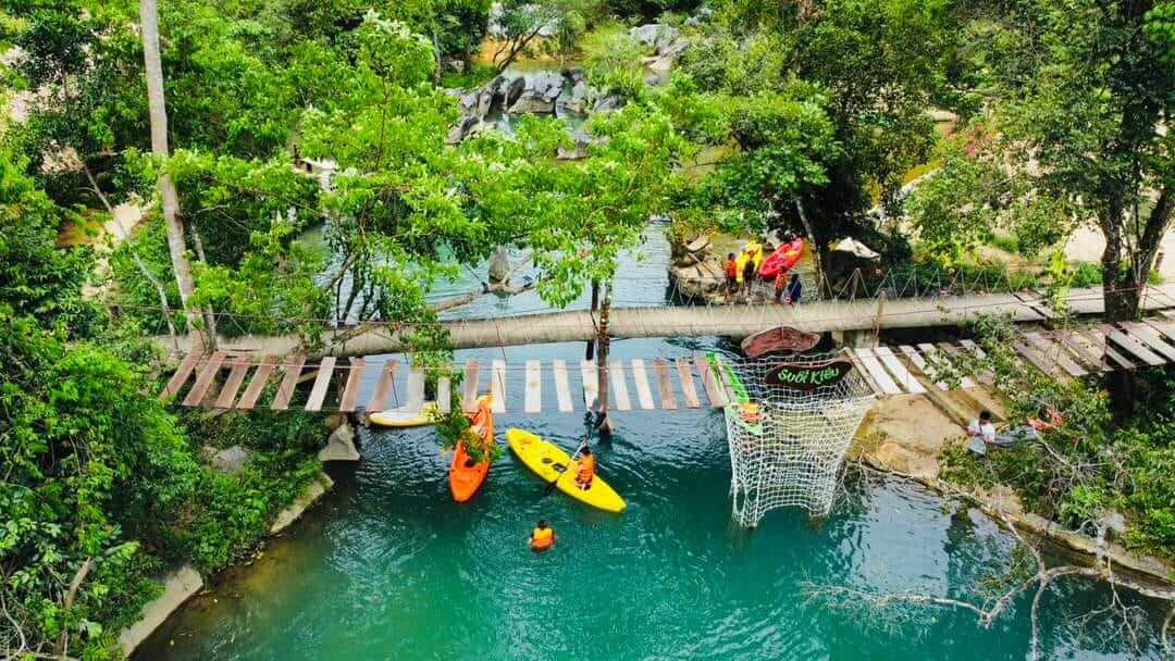 ソンキエウのエコツーリズムエリアを体験