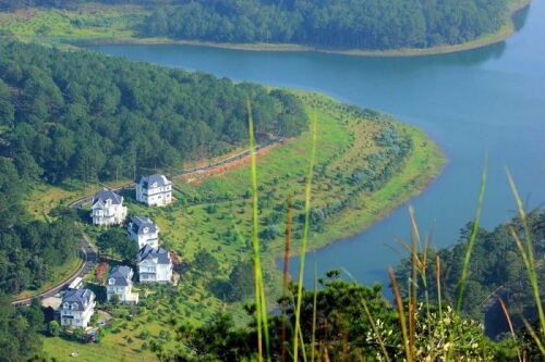 Xa Huong Lake - 空撮