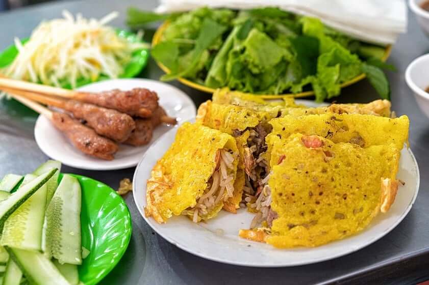 Bánh xèo,nem lụi là món ngon nên thử ở Đà Nẵng