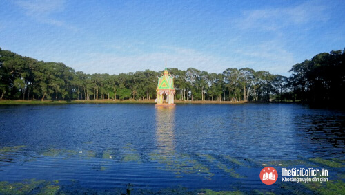 Ba Om . Pond の美しい景色