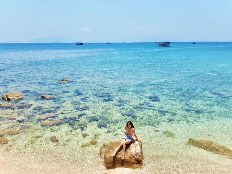 The "one of a kind" double beach gifted to Hon Noi by mother nature