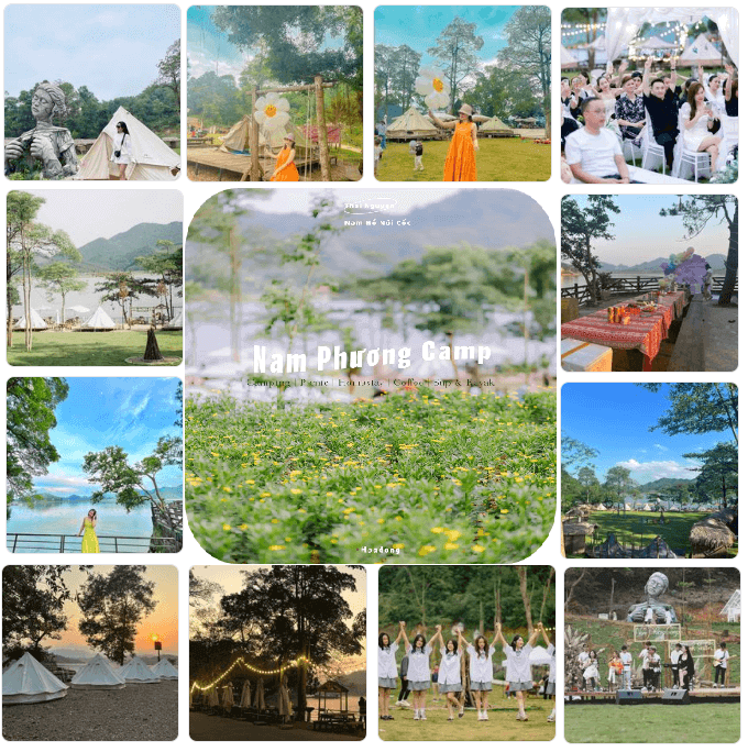 Nam Phương Camp - Mang trải nghiệm picnic hiện đại đến gần bạn hơn.