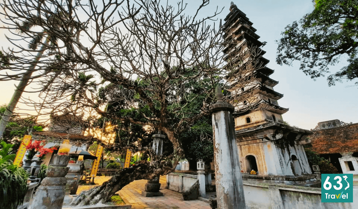 Chùa Phổ Minh - Ngôi chùa tháp 800 năm tuổi xanh mát tuyệt đẹp ngay gần Hà Nội