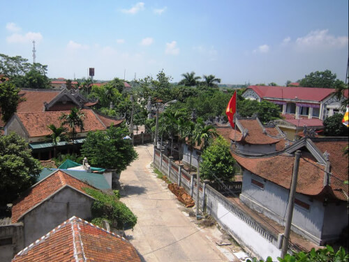 フォン カン陶器村のパノラマ