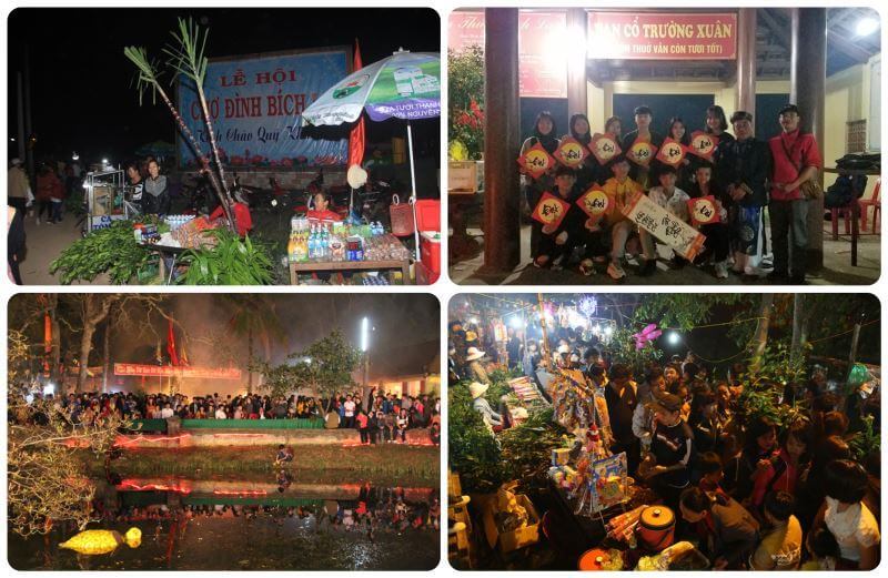 年に一度だけ開催される、夜通し開催されるテトマーケット