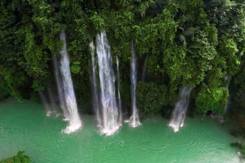 ナム ドゥット滝の美しい景色