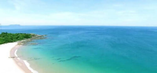 Hoanh Son Beach - Ha Tinh의 많은 독특한 특징을 가진 이끼로 가득합니다.