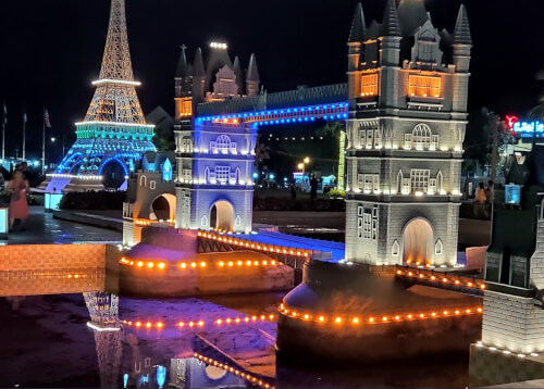 Cat Tuong エコツーリズム エリアでの夜の写真