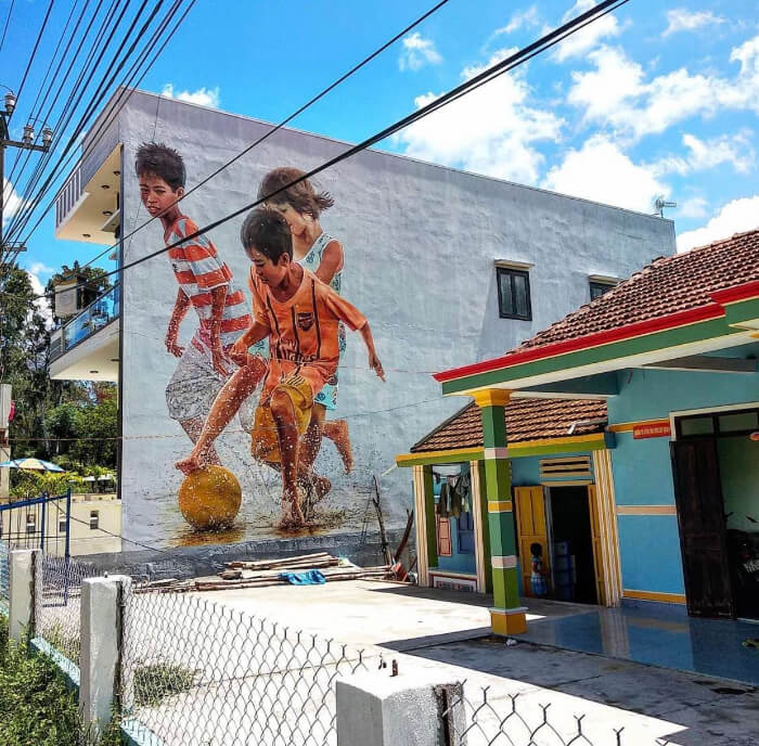 땀탄(Tam Thanh) 벽화마을