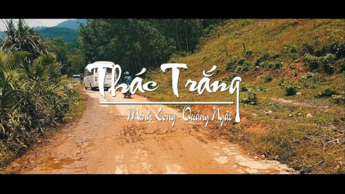 Đường vào thác Trắng Minh Long