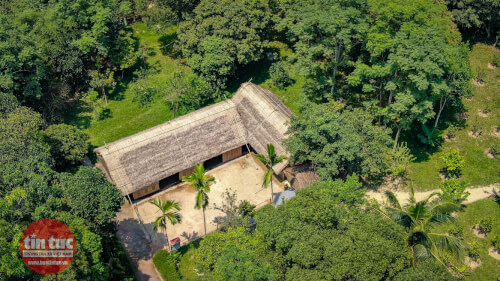 Làng Hoàng Trù nhìn từ trên cao