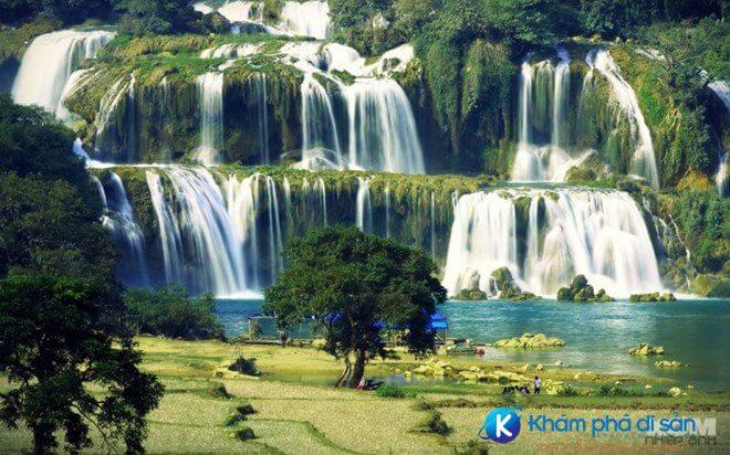 タンティエン滝の観光エリアを探索する