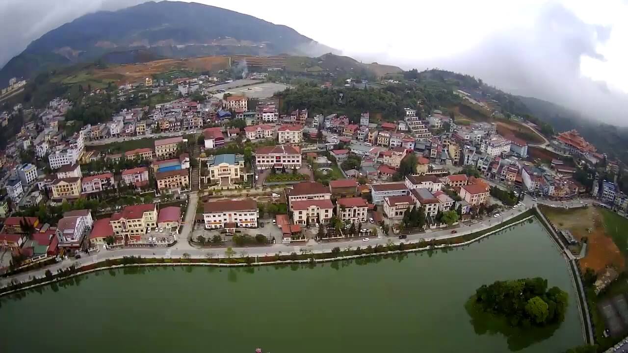 Thành phố Sapa - Góc nhìn trên cao