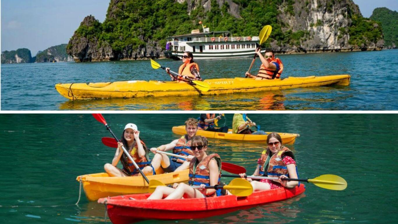 Chèo Thuyền Kayak: Hoạt Động Vận Động Thú Vị Không Thể Bỏ Qua Khi Đến Hạ Long