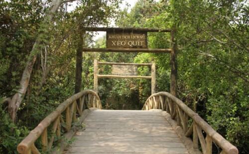 Khu di tích lịch sử tại khu di tích Xẻo Quýt