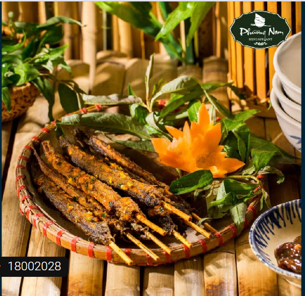 소금과 칠리를 곁들인 망둥어 구이