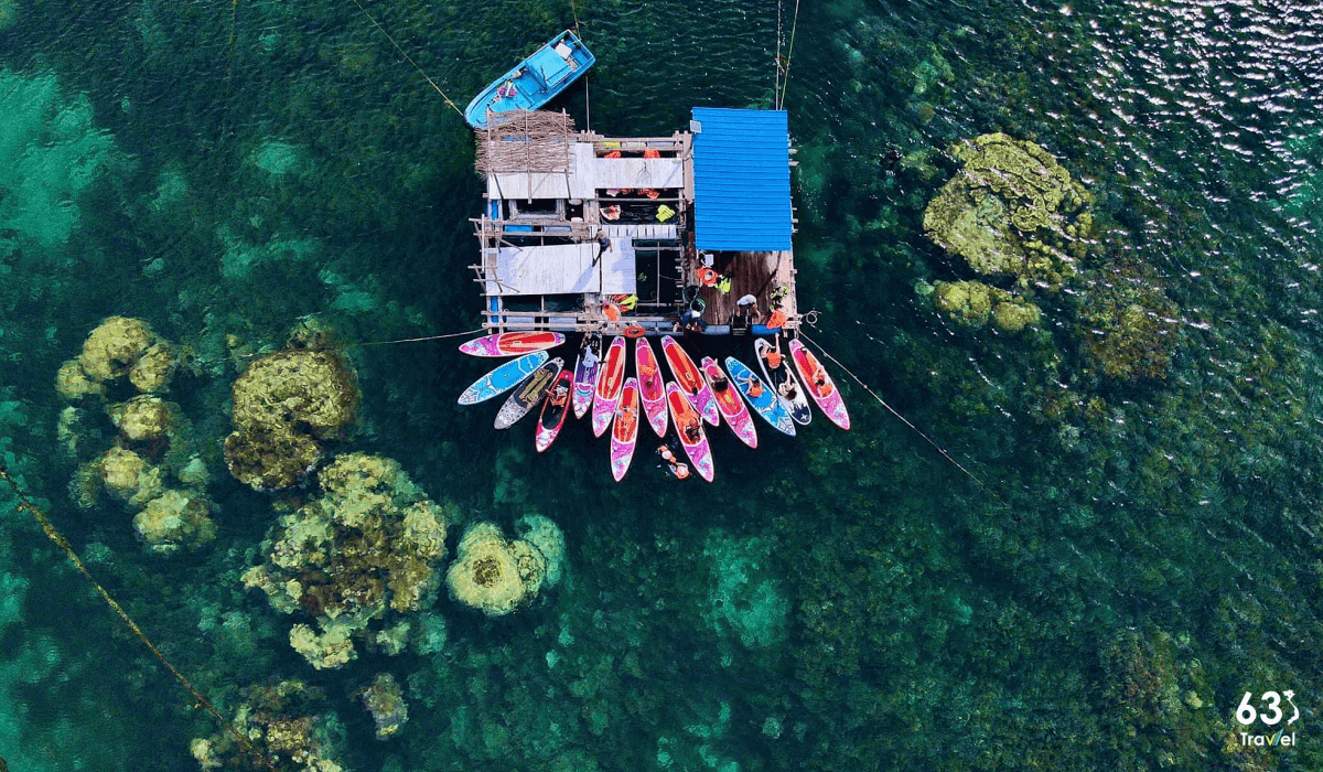 Chèo SUP và lặn ngắm san hô ở đảo Phú Quý