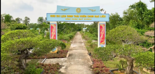 Ca Mau 새 정원 생태 관광 지역의 문