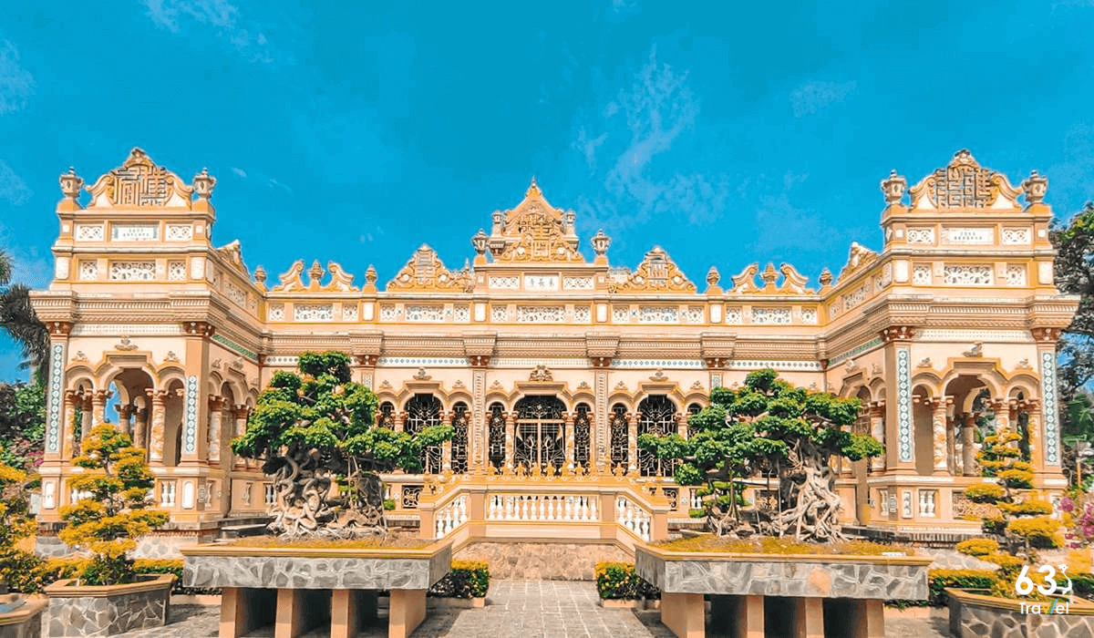 Chùa Vĩnh Tràng Tiền Giang và nét đẹp kiến trúc cực kỳ đặc biệt