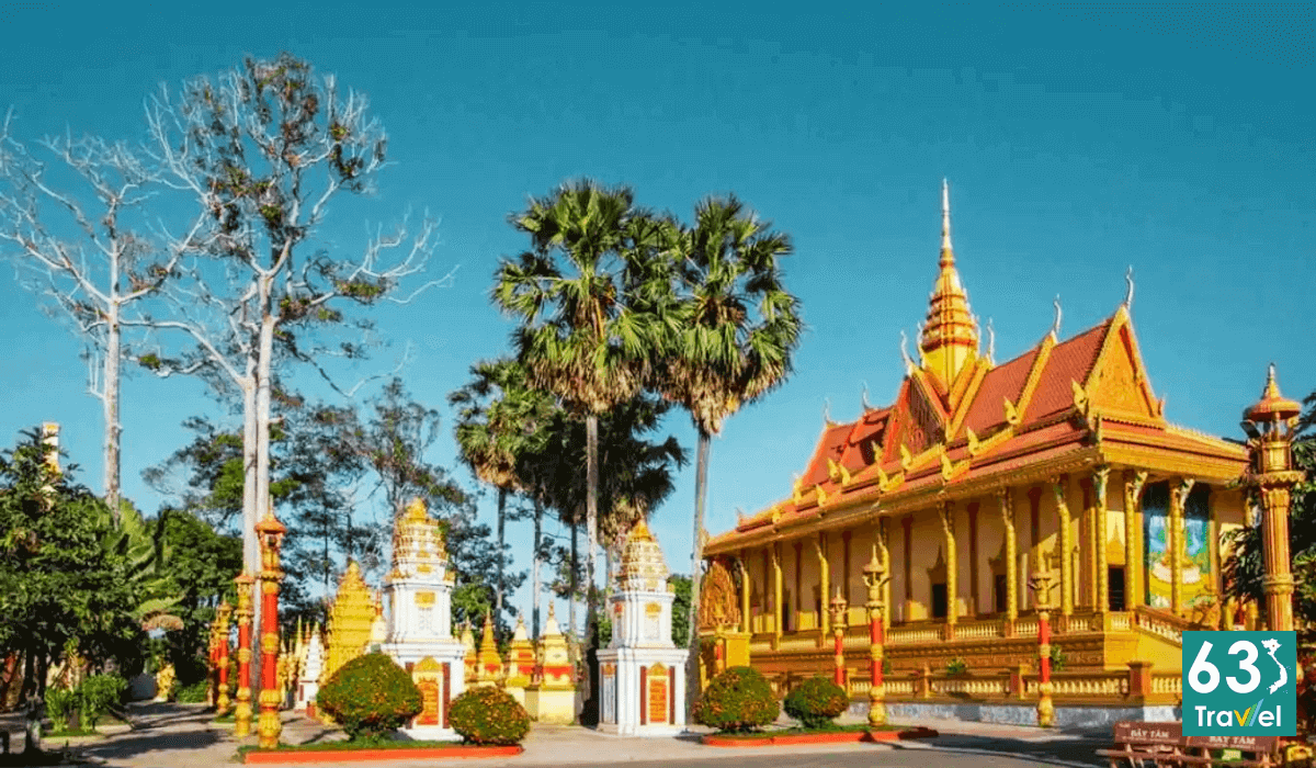 Chùa Xiêm Cán - Ngôi chùa Khmer đẹp nhất Bạc Liêu