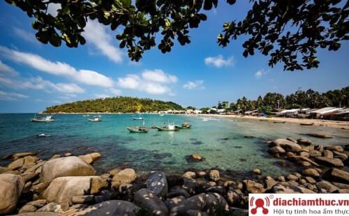 ホンソン島のビーチ