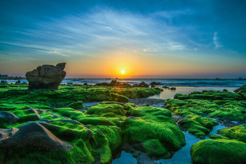 Co Thach ビーチの日の出