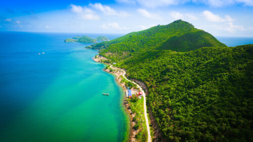 年末の美しい季節のナムドゥ島