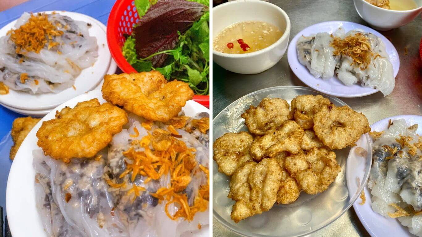 Chả Mực Hạ Long Kết Hợp Bánh Cuốn – Sự Hòa Quyện Khó Cưỡng