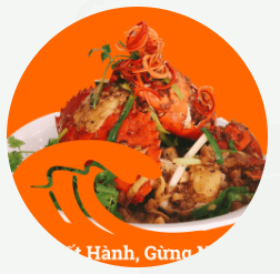 カニの生姜と玉ねぎのソース。