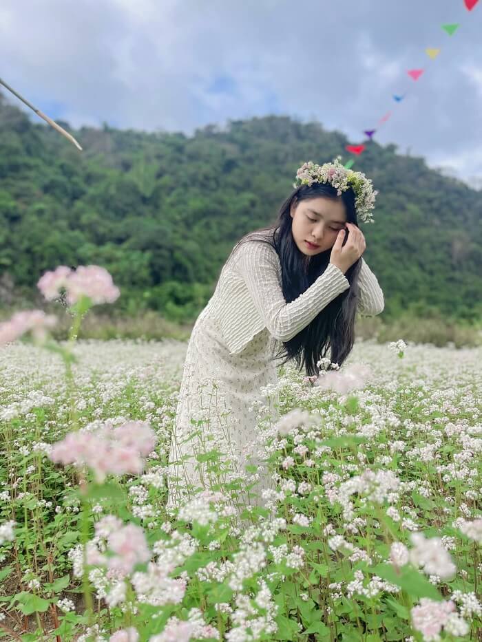 Đến đây, du khách thỏa thích chụp ảnh check in trong không gian quá đỗi xinh đẹp này.